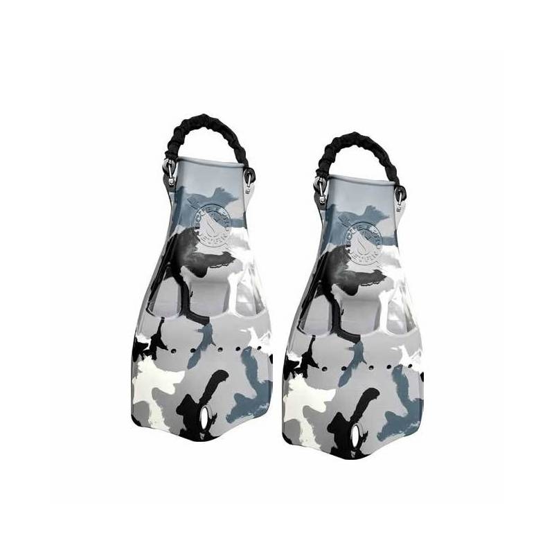 LIQUIDACIÓN Aleta Jet Fin Camuflaje blanca Scubapro TALLA L