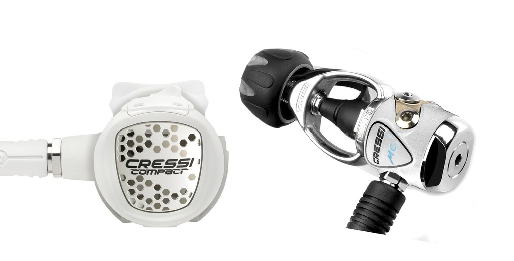 Regulador Cressi XS Compact Blanco- MC9