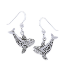 Pendientes Largos Ballena Celta Scuba Gifts