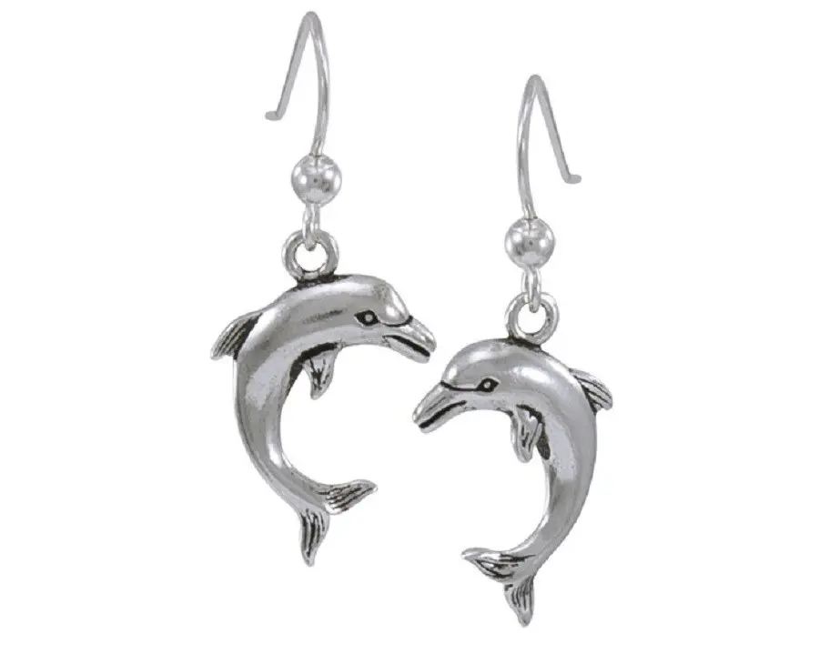 Pendientes largos Delfín Scuba Gifts