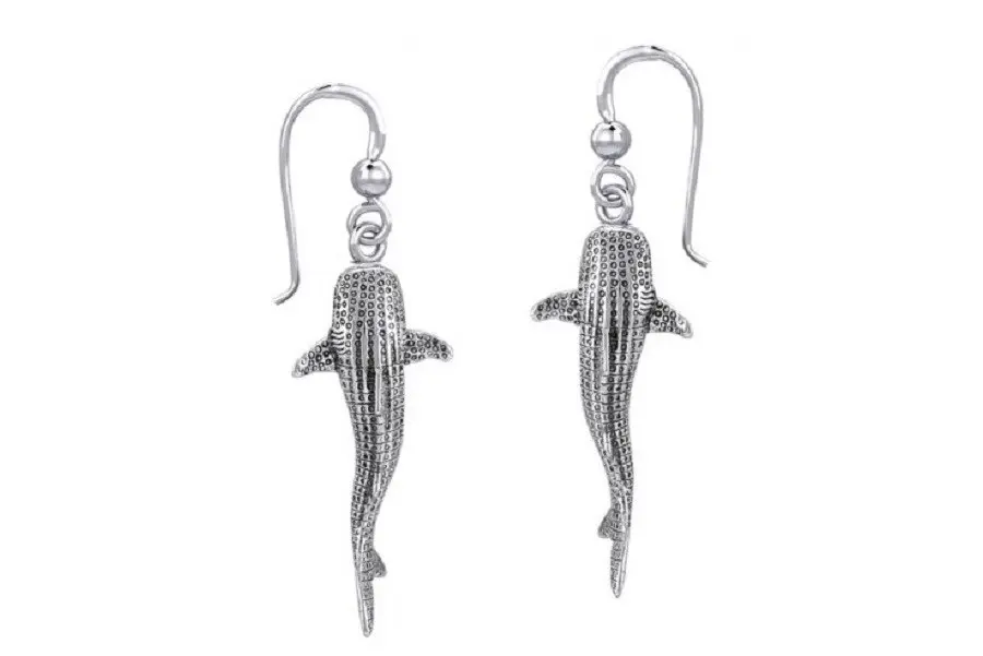 Pendientes largos Tiburón Ballena Scuba Gifts