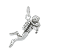 Colgante pequeño Buceador Scuba Gifts