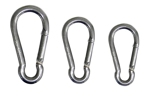 [EJA 200001K] Mosquetón AISI 316 (50mm) (4 uds) Cressi