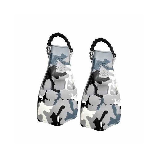 LIQUIDACIÓN Aleta Jet Fin Camuflaje blanca Scubapro TALLA L