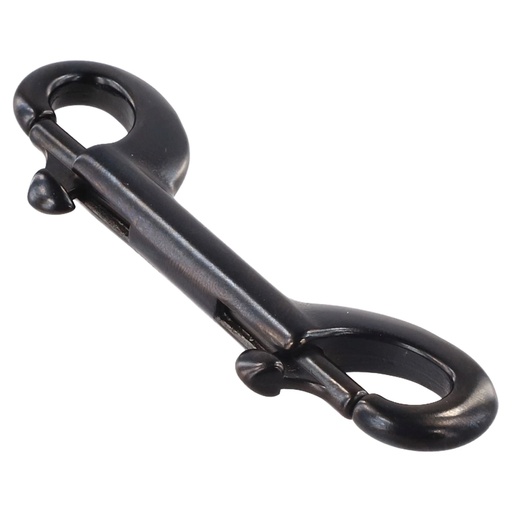 [EJA 200262] Mosquetón Doble Classic AISI 316 Negro (100mm) Cressi