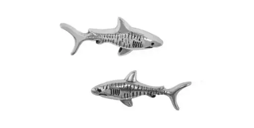 [TER2010] Pendientes pequeños Tiburón Tigre Scuba Gifts