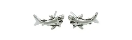 [TE2575] Pendientes pequeños Gran Blanco Scuba Gifts